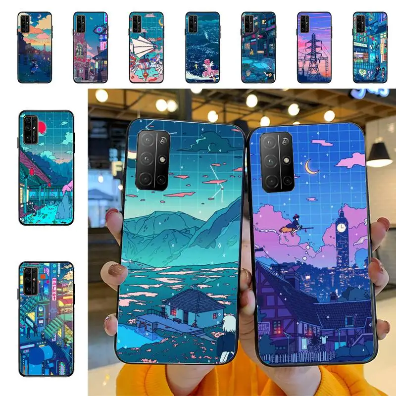 

YNDFCNB Art Pixel Phone Case for Huawei Honor 10 i 8X C 5A 20 9 10 30 lite pro Voew 10 20 V30