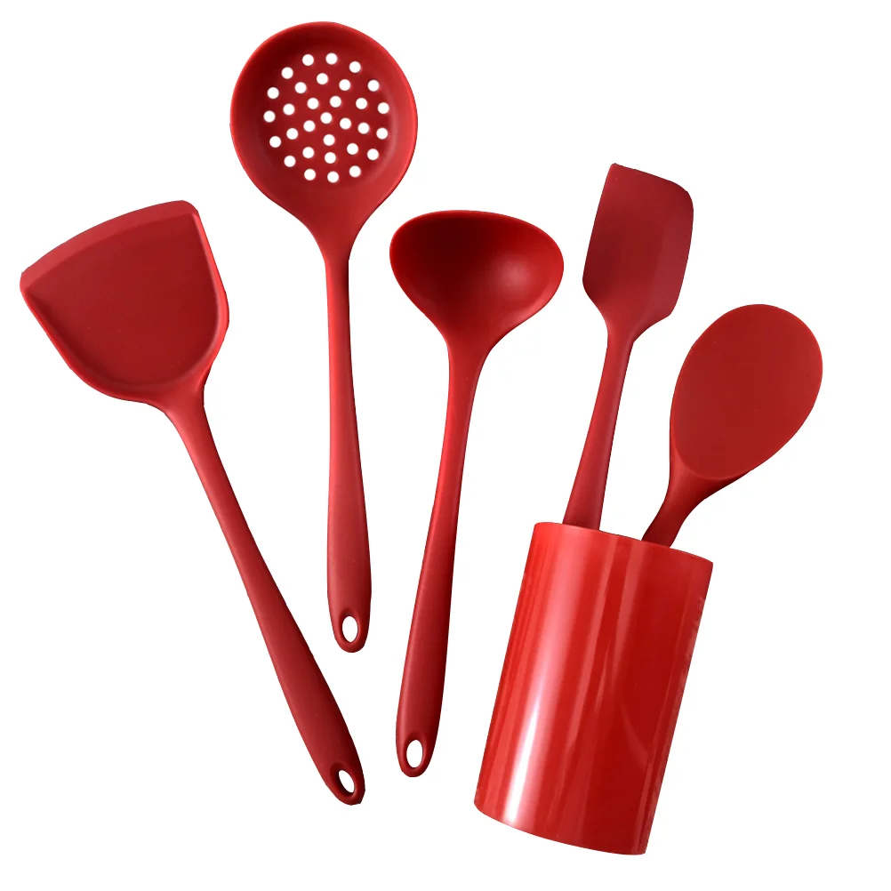Набор кухонной утвари 6 шт. силиконовые антипригарные кухонные принадлежности
