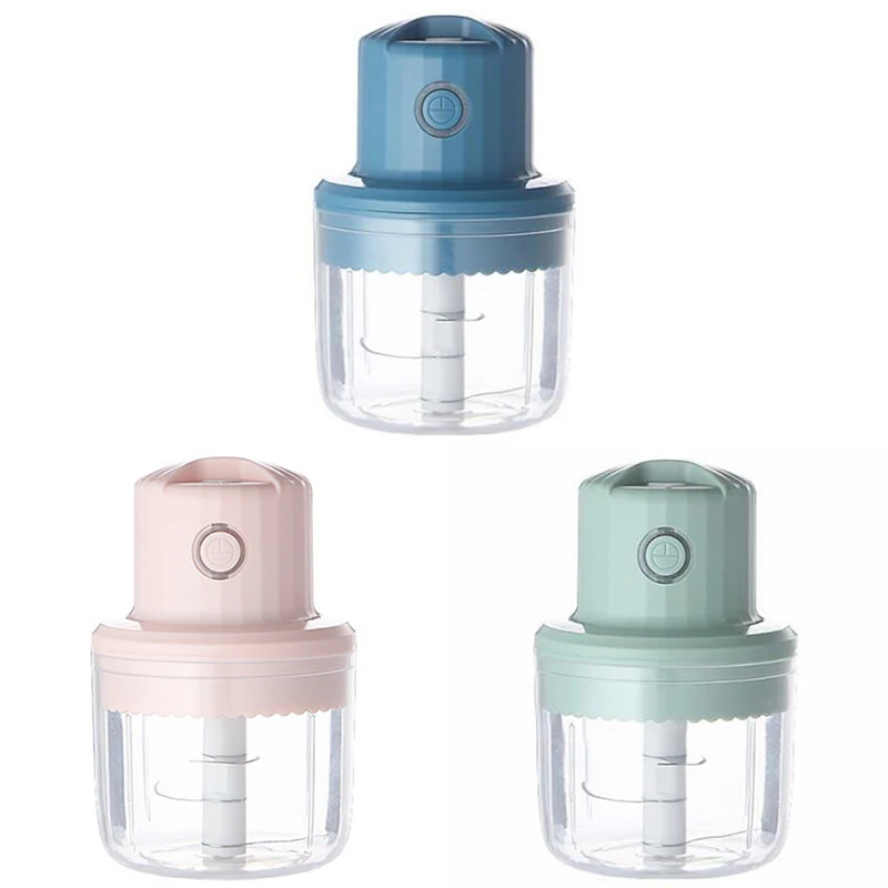 Electric Garlic Beater Wireless Cooking Machine Garlic Puller Household Garlic Pepper Blender 250Ml