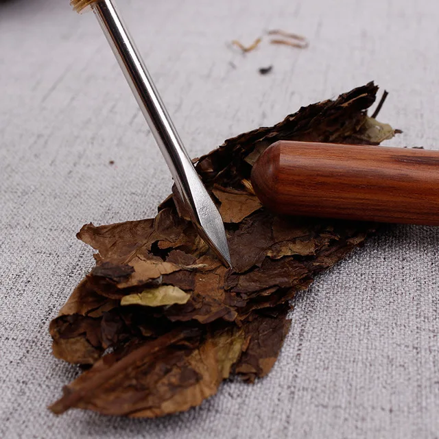 Из сандалового дерева чайная Ножи иглы Палочки с деревянной ручкой Чай пуэр из