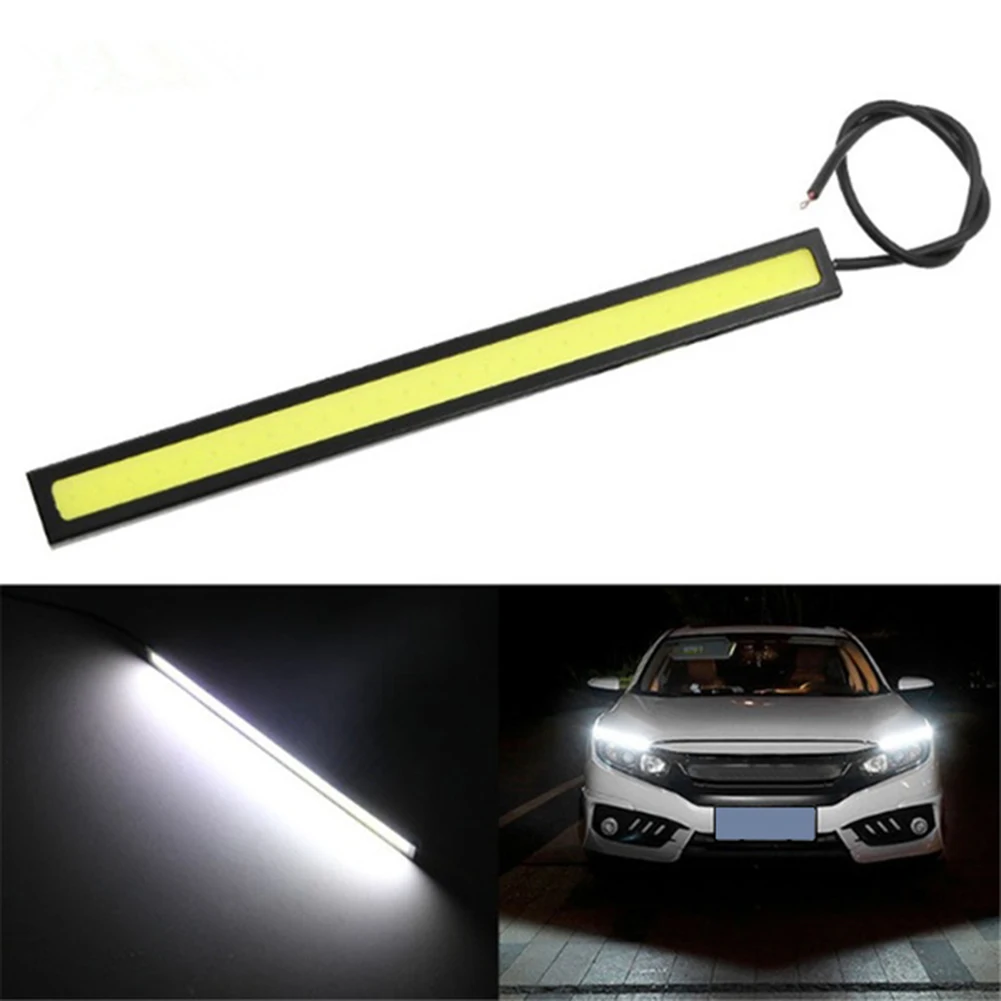 

2Pcs 17cm Waterproof COB LED Strip Car Daytime Running Fog Lamp Driving Light Car Light Accessories 2020 Newest