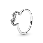 Платформа de ley 925, кольцо Bowlovely для моделирования, подходит для женщин, подходит для свадьбы, вечеринки