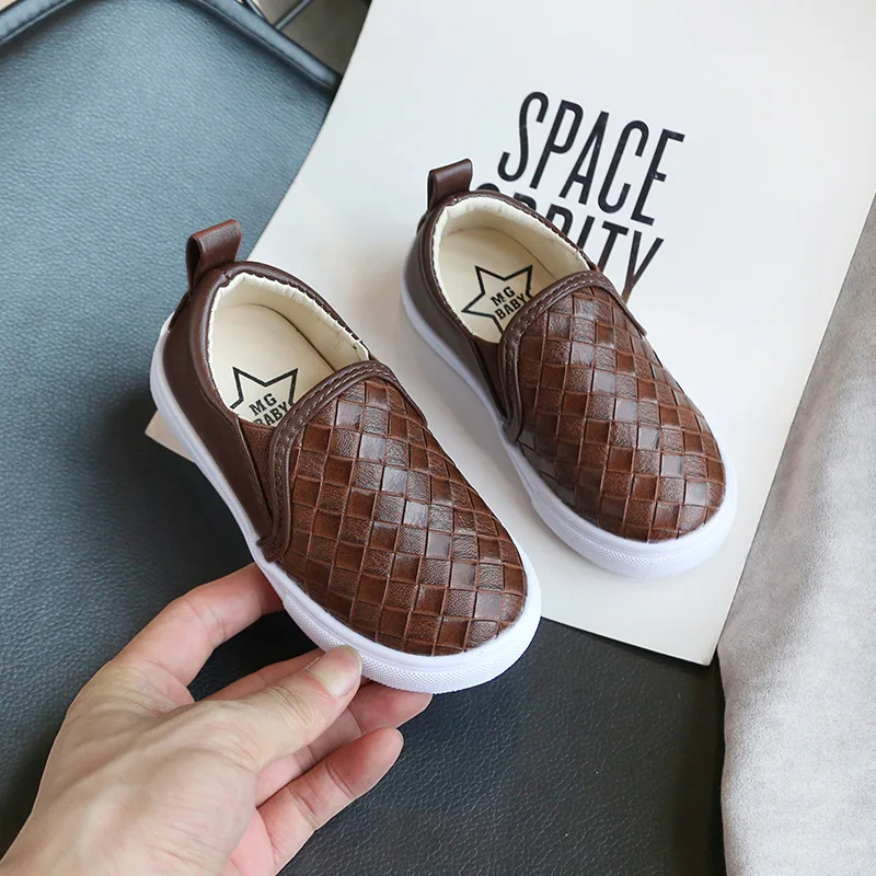 Повседневная детская обувь для мальчиков и девочек без шнуровки 2019 мода осень