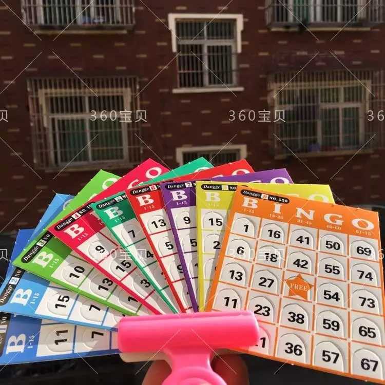 Карты для игр в бинго свадебные лотерейные билеты 60 листов/упаковка может быть