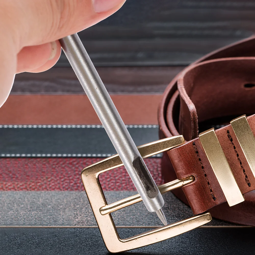 

12 Pcs Punches High Quality Premium Professional Durable Leather Tools Eyelet Equipment Belt Punch Accessories for Belt Househol