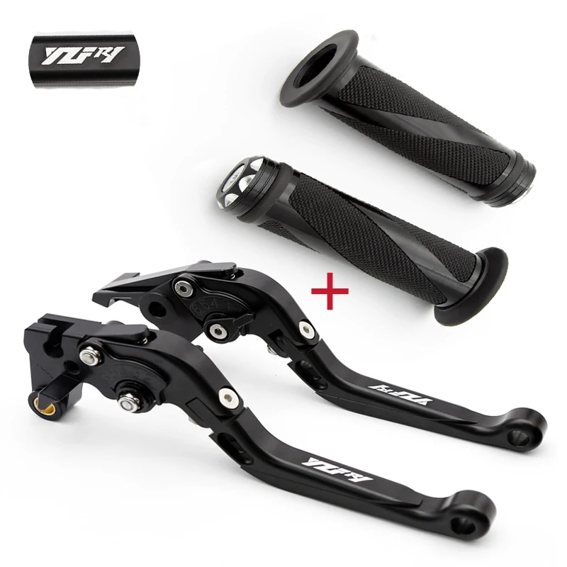 

For Yamaha YZF R1 2009-2014 2009 2010 2011 2012 2013 2014 CNC Motorcycle Folding Extendable Matt Brake Clutch Lever Hand Grip