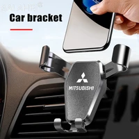 gravity car phone holder air vent clip mount stand for mitsubishi lancer l200 pajero sport attrage xpander mirage eclipse cross