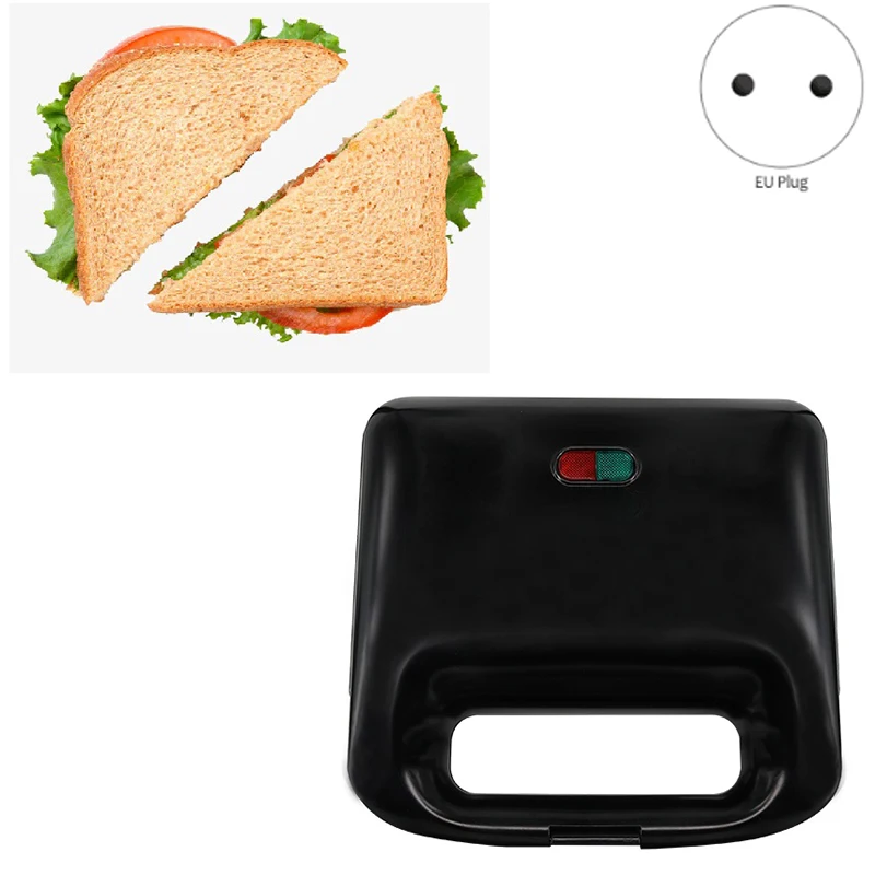 750 Вт бытовой Электрический сэндвич мейкер автоматическая вафельница для