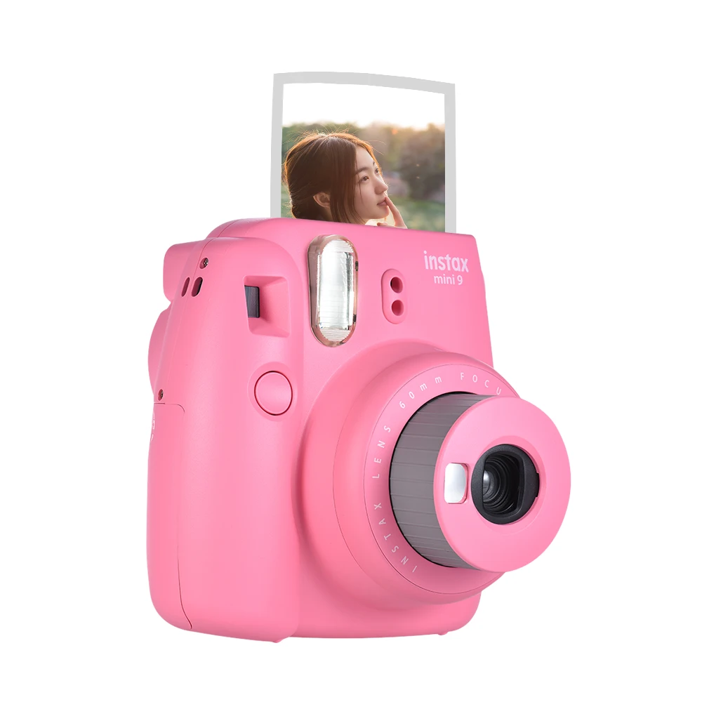 Fujifilm Instax Mini 9 мгновенная камера пленочная с зеркалом для селфи 2 шт. аккумулятор FUJI