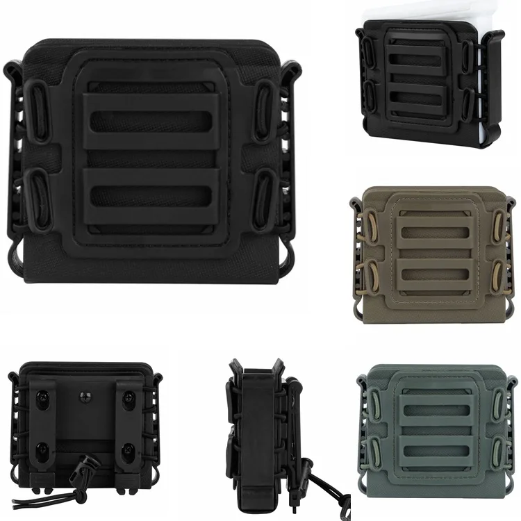 

Outdoor Tactical equipment sniper cartridge box scorpion cartridge box soft shell wearable belt accessories