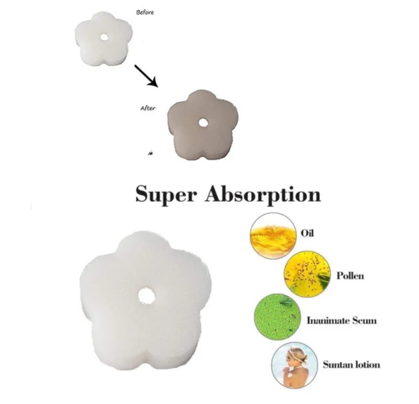 10 шт. белые плавающие губки для спа-салона | Дом и сад