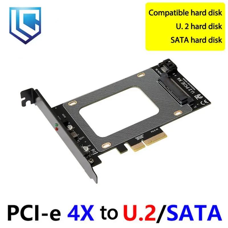 

Переходная карта U.2 к PCI-E X4, 3,0 дюйма, адаптер расширения для SSD, конвертер SATA карты SSD для WIN7/WIN8/WIN1032/64 бит/linux