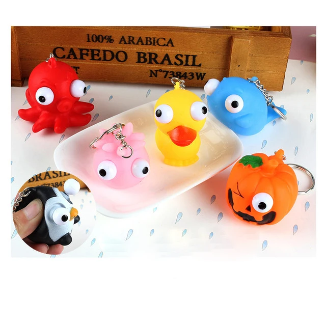 Декомпрессионный Забавный брелок для ключей маленькие игрушки с отверстием