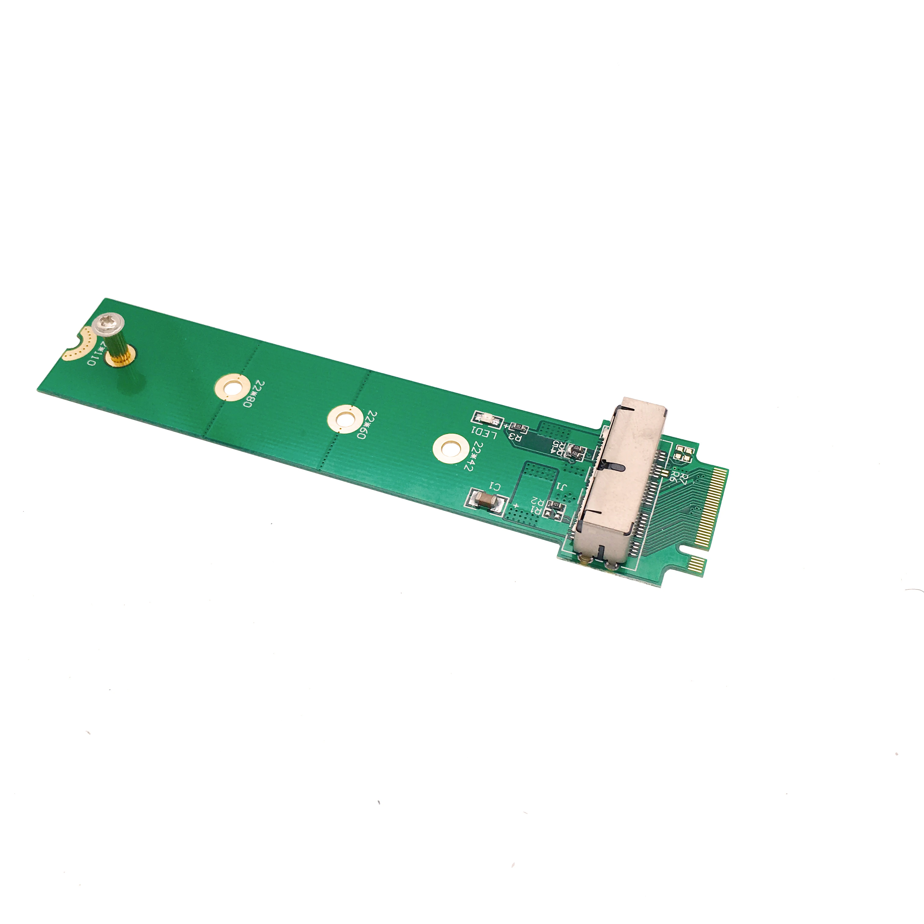 pcie x4 m 2 ngff m key adapter riser converter card to 2013 2014 2015 a1466 a1465 air mac pro ssd expansion add on card m2 free global shipping