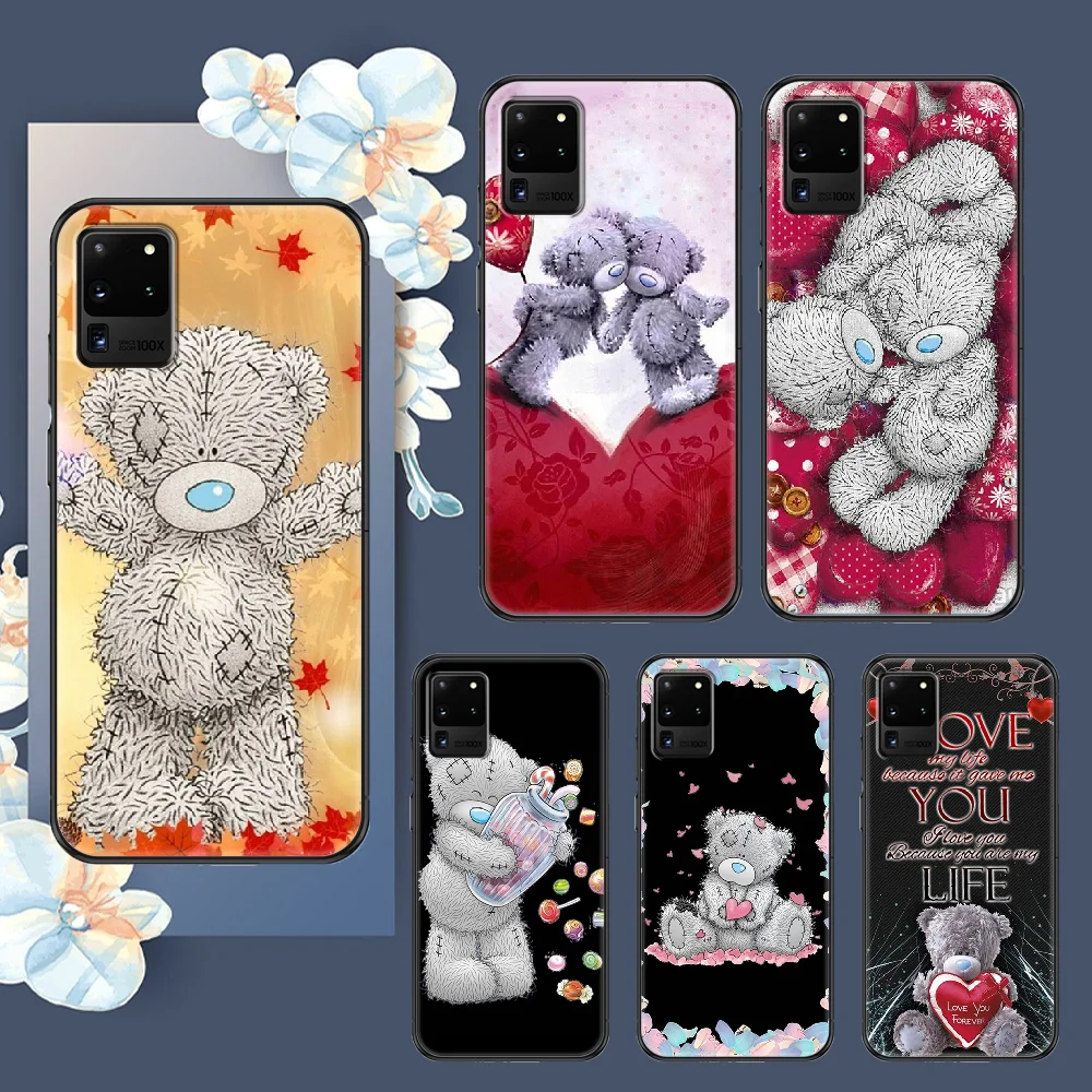Чехол для телефона Tatty Teddy Me To You Bear для Samsung Galaxy Note 4 8 9 10 20 S8 S9 S10 S10E S20 Plus UITRA Ultra black 3D coque