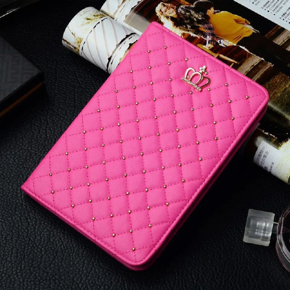 

Роскошный чехол Crown Coque для iPad 10,2 2019 9,7 2018 2017 Air 1 2 5 6th mini 1234 iPad mini 2019, Умный Магнитный чехол из искусственной кожи