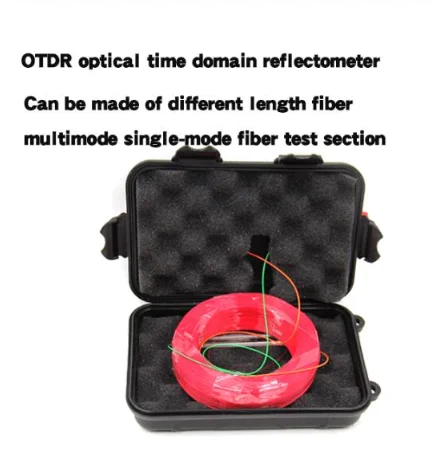FC UPC Одномодовый Мини OTDR пусковой кабель 9/125um G652D1310/1550nm 1 км Неизолированное