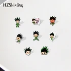 Акриловые заколки для лацканов Hunter xhunter Gon, Мультяшные заколки из эпоксидной смолы в стиле аниме, аксессуары для сумок, подарки