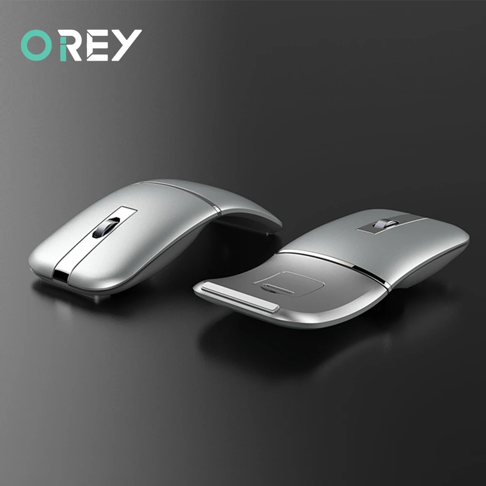 Беспроводная складная Bluetooth мышь 2 4 ГГц USB перезаряжаемая эргономичная игровая