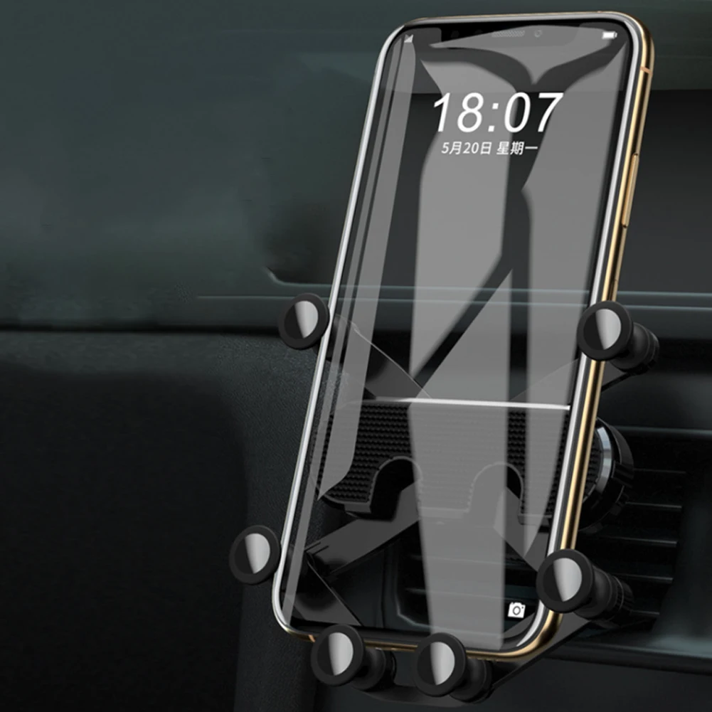 Гравитационный Автомобильный держатель для телефона для iPhone 11 Pro Max X XR XS складной держатель на вентиляционное отверстие автомобиля зажим подставка поддержка для samsung Note 10 huawei