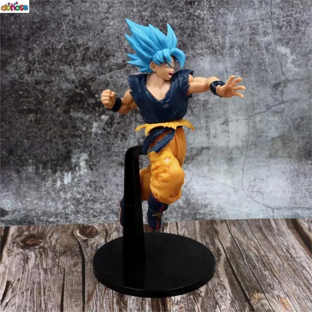 Dragon Ball Супер фигурка битва бог синий Сон Гоку модель подарок на Рождество игрушки