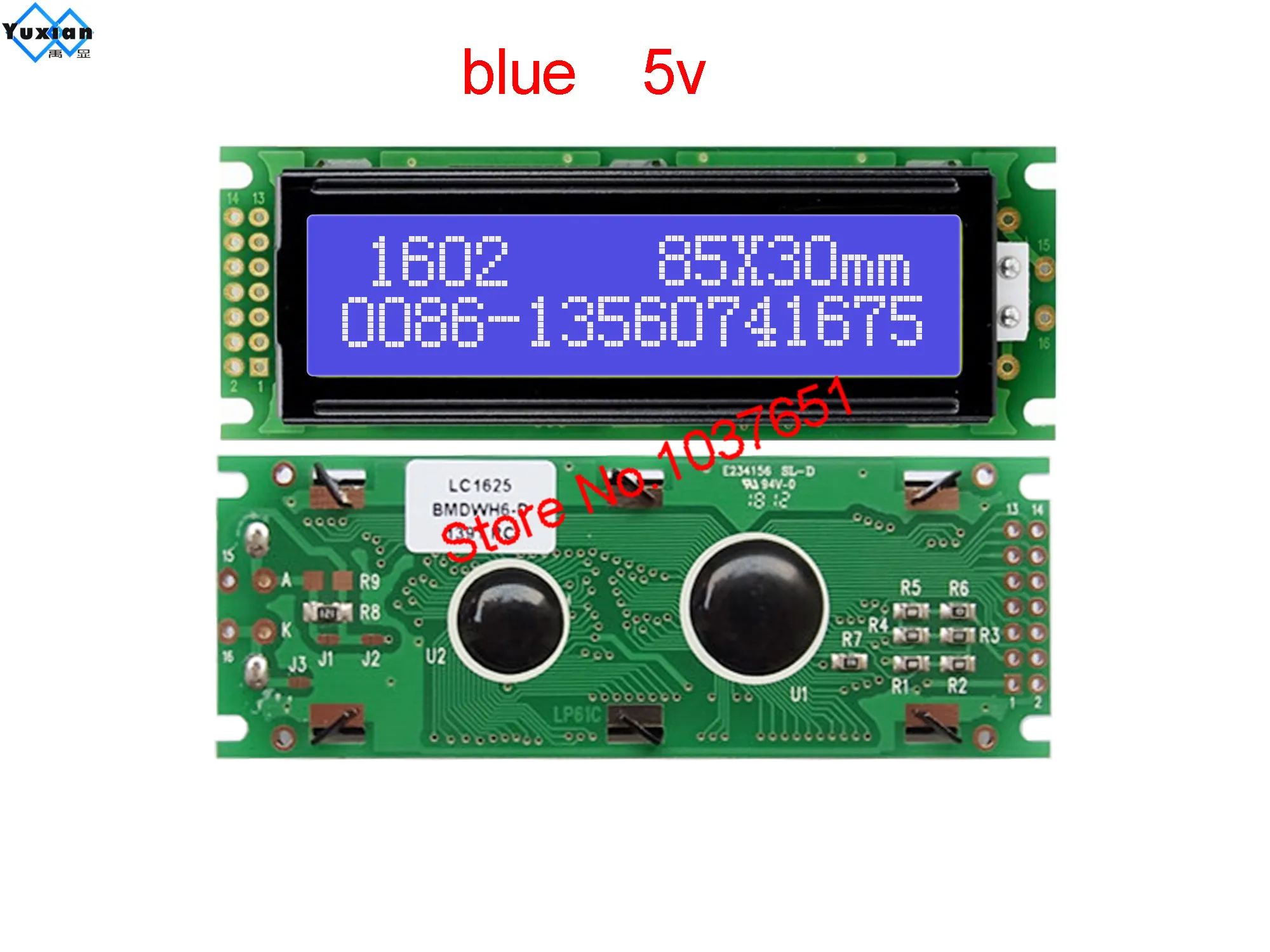 ЖК модуль 162 16x2 1602 85*30 мм LC1625 SPLC780D1 вместо детской LMB162N хорошее качество|Запасные