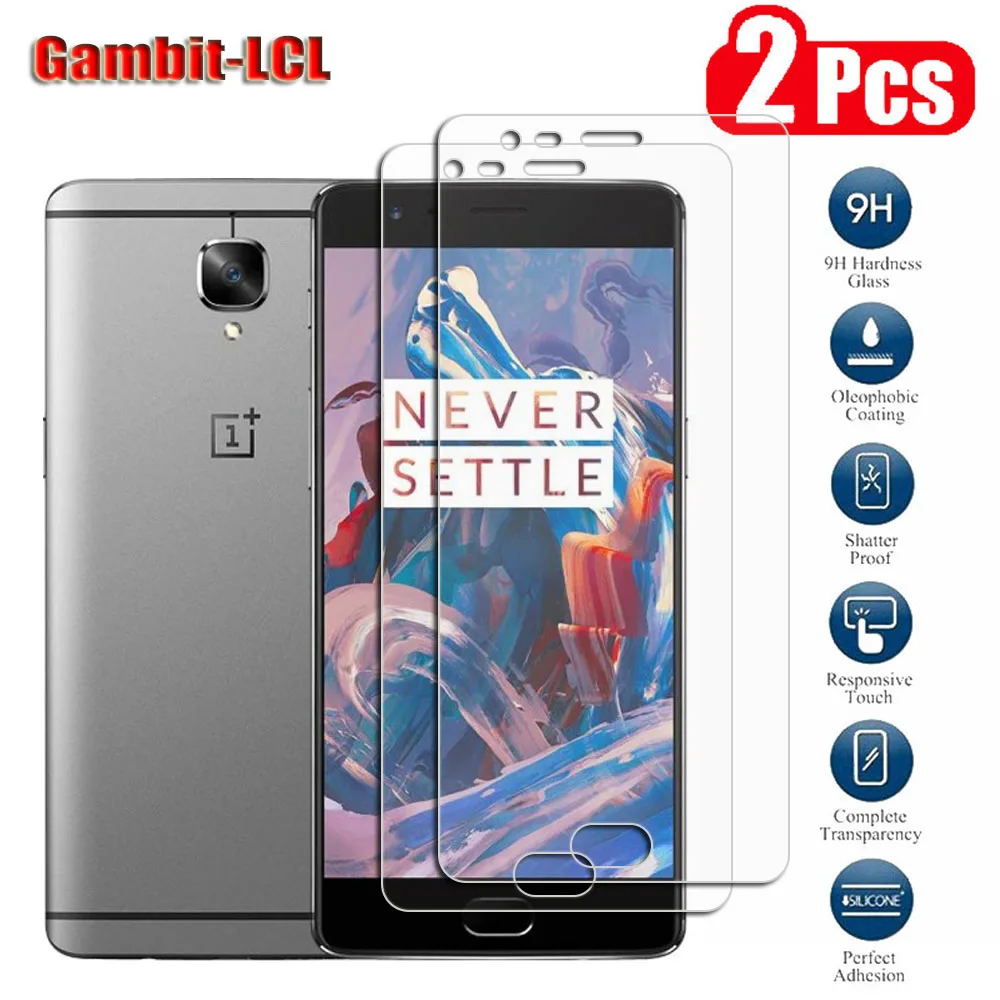 2Pcs Original Protective Tempered Glass For OnePlus 3 3T 5.5