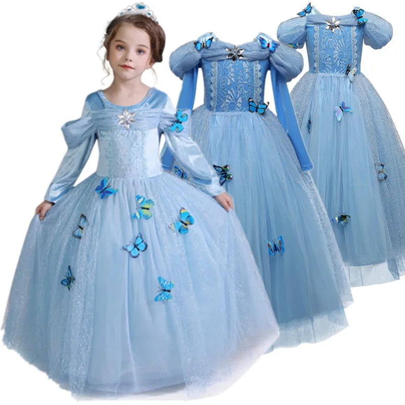 Princess Girl Dress Children Christmas Party Costume For Kids Girls Clothes Fantasy Ball Wear Up | Детская одежда и обувь