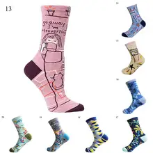 Cute Fashion Soft Novelty Cotton Women Socks Colorful Cartoon Kawaii Funny Socks For Girl Gift Female Long Socks Summer