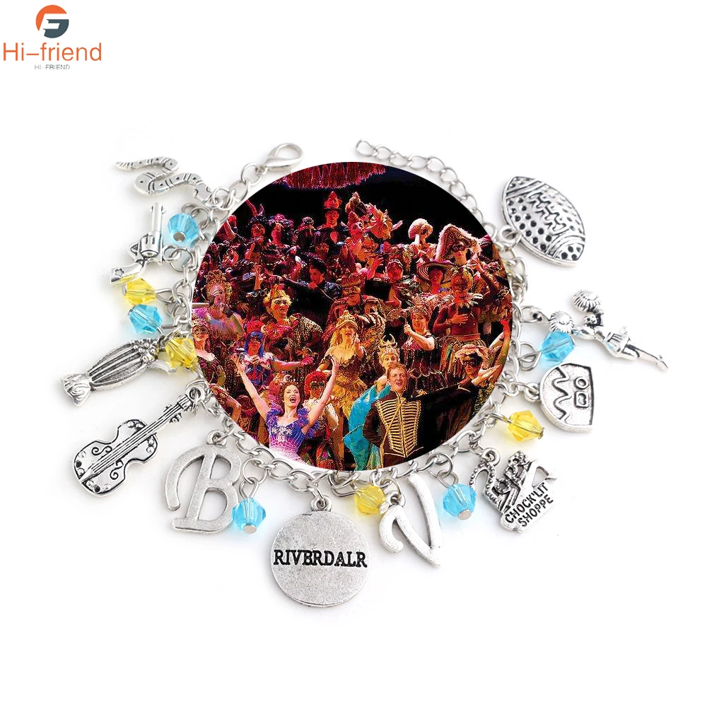 Модный браслет Riverdale музыкальный подъем Гамильтон Бродвей с бусинами буквами
