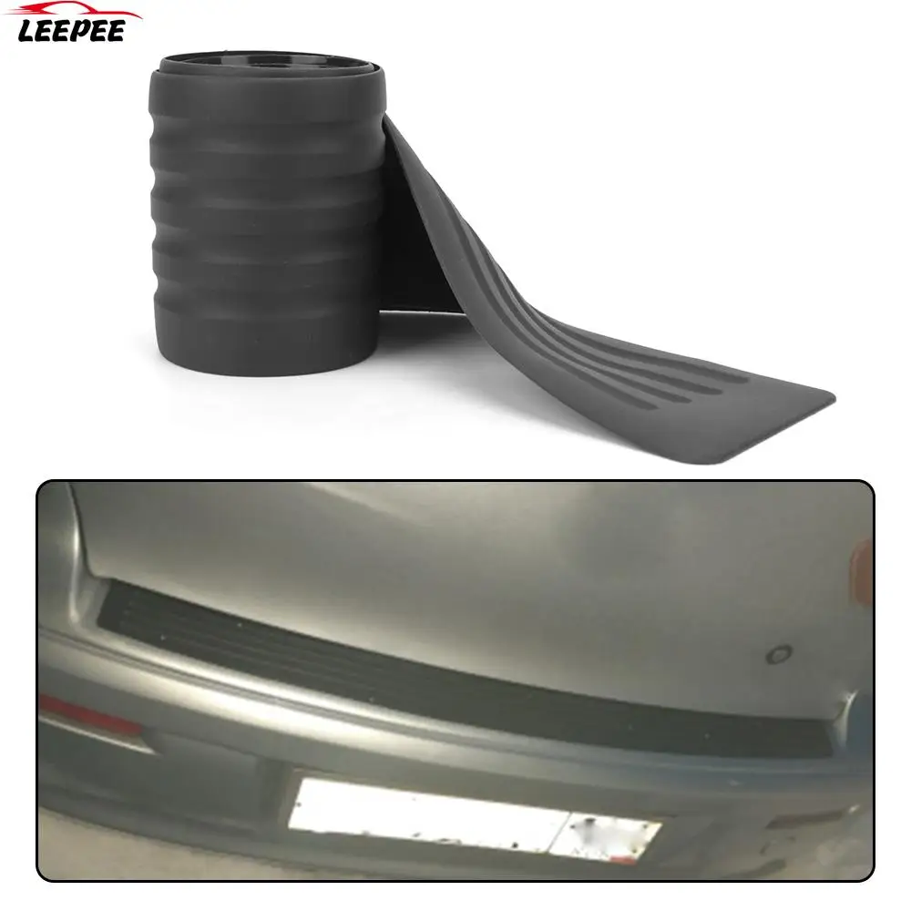 

Car Accessories Car Trunk Door Guard Strips Universal Rubber Cover Guard Trim Pad Auto Sill Plate Protector Rear Bumper Guard