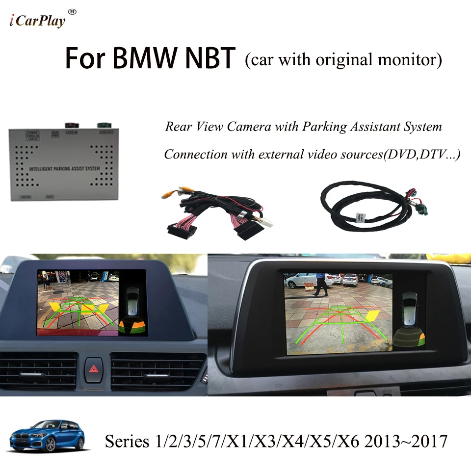 Адаптер интерфейса для камеры заднего вида BMW 3 серии F30 F31 8 &quot/10 2&quot дисплей 2012-2017 |