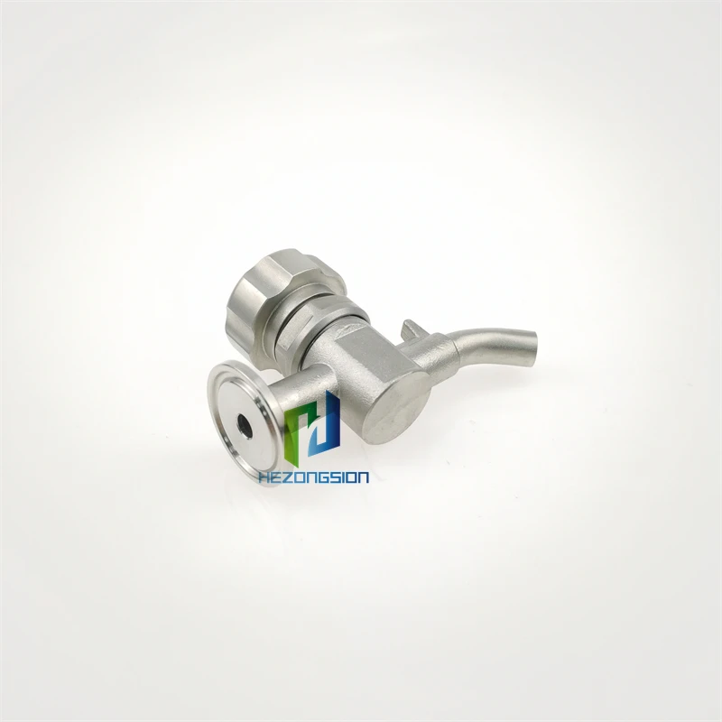 Санитарный клапан для образцов из нержавеющей стали SS316L 1 5 дюйма с тройным