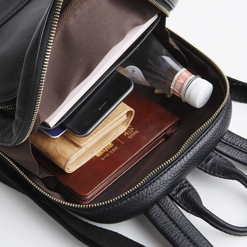 EMMA YAO женский рюкзак мини кожаная сумка в Корейском стиле брендовый модный | Багаж