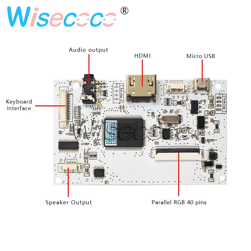 5 дюймов 40 pin AT050TN33 v.1 ЖК дисплей экран с сенсорной панелью плата контроллера для Navi