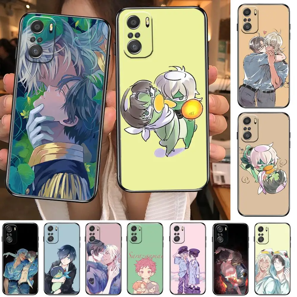 

anime sarazanmai Phone Case For xiaomi redmi 11 Lite pro Ultra 10 9 8 MIX 4 FOLD 10T Black Cover Silicone Back Prett