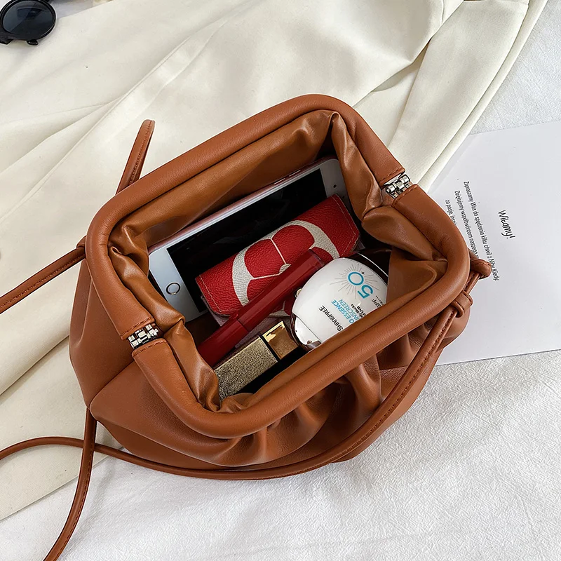 

Spaghetti Shoulder Bag Women's Messenger Bag Cloud Casual Female Small Crossbody Bag And Purses