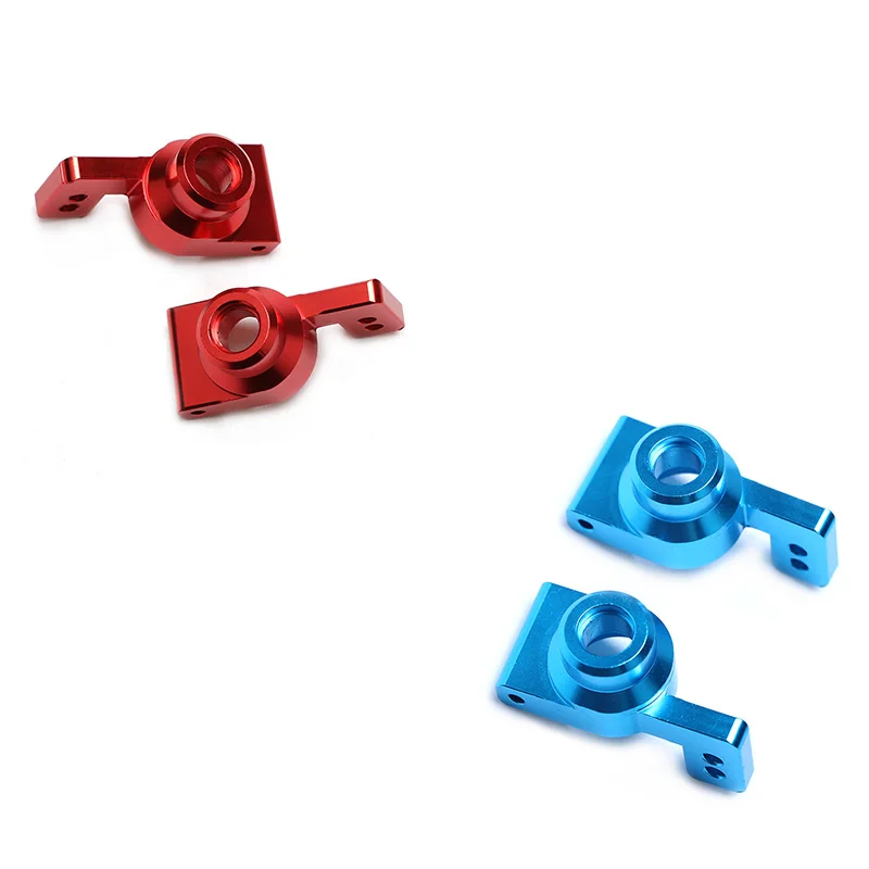 

for WLtoys 144001 1/14 RC Car Spare Parts 4WD Alloy Aluminum Chassis Rear Hub Carrier Stub Axle Carrier