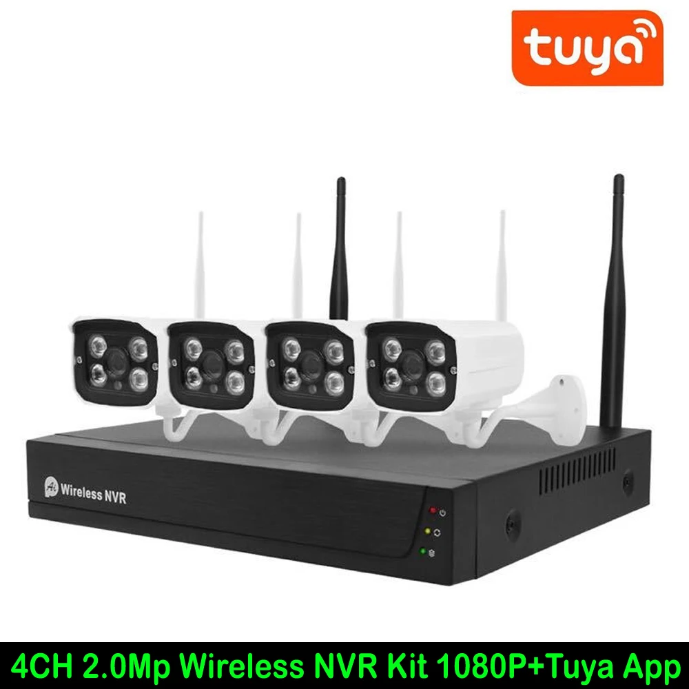 ИК камера Wi Fi NVR 1080P 2 МП беспроводная IP|Наборы для управления доступом| |