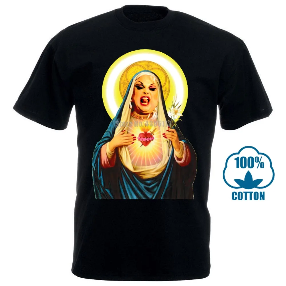 Мужская черная футболка с принтом Божья королева таря Джон Уотерс спрей для