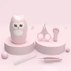 4 в 1 детский набор для ухода за ногтями с милой Чехол Набор для маникюра и педикюра для новорожденных младенцев и детей ясельного возраста машинки для стрижки ногтей Ножницы для ногтей WXTD