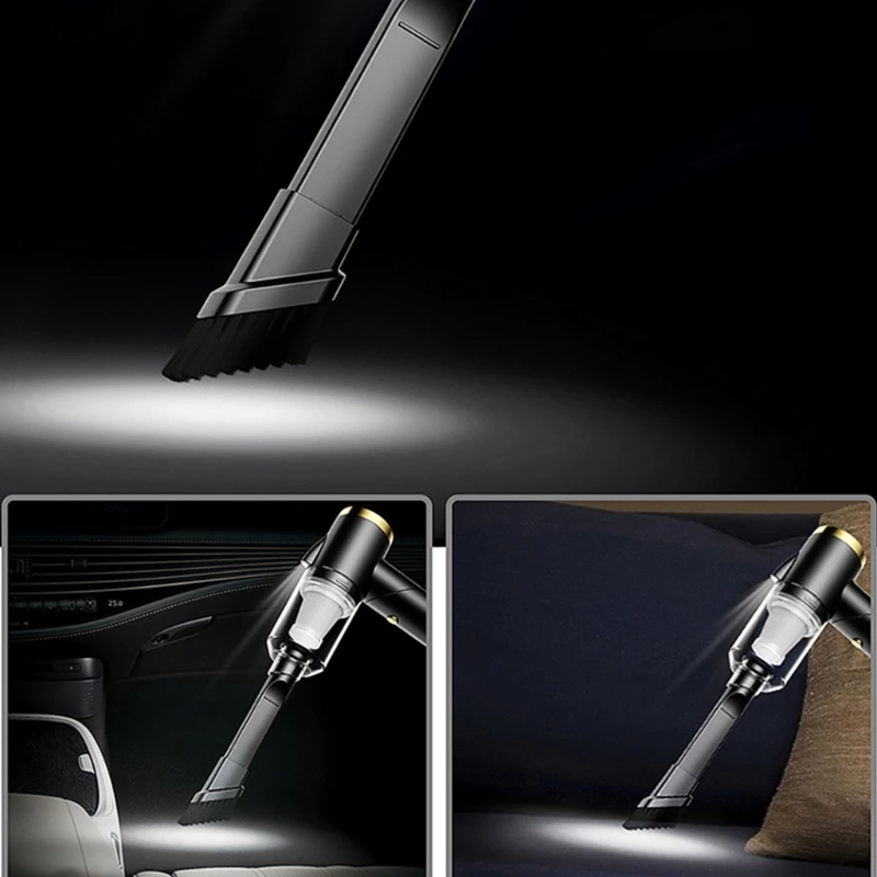 Автомобильный пылесос J60A беспроводной портативный с подзарядкой от USB для