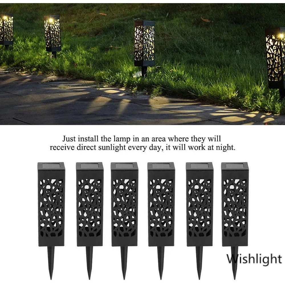 Солнечный светильник для лужайки украшение сада открытая лампа напольный Soalr Park s
