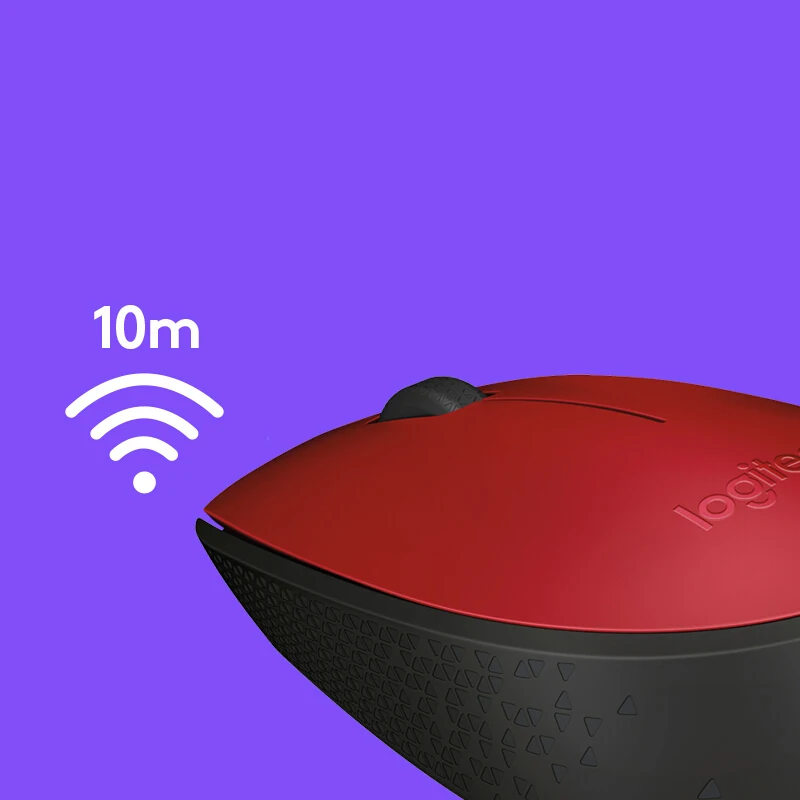 Logitech M170 2 4 ГГц Беспроводной Мышь 1000 Точек на дюйм 3 кнопки двухсторонняя колеса