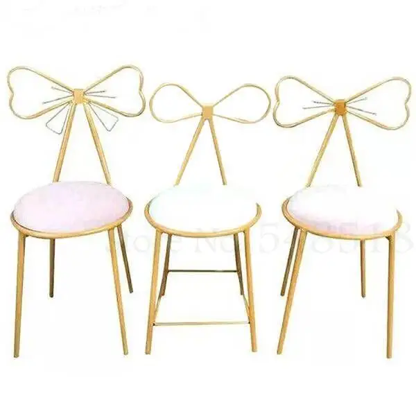 Современный минималистичный стул для макияжа в спальню с задней частью