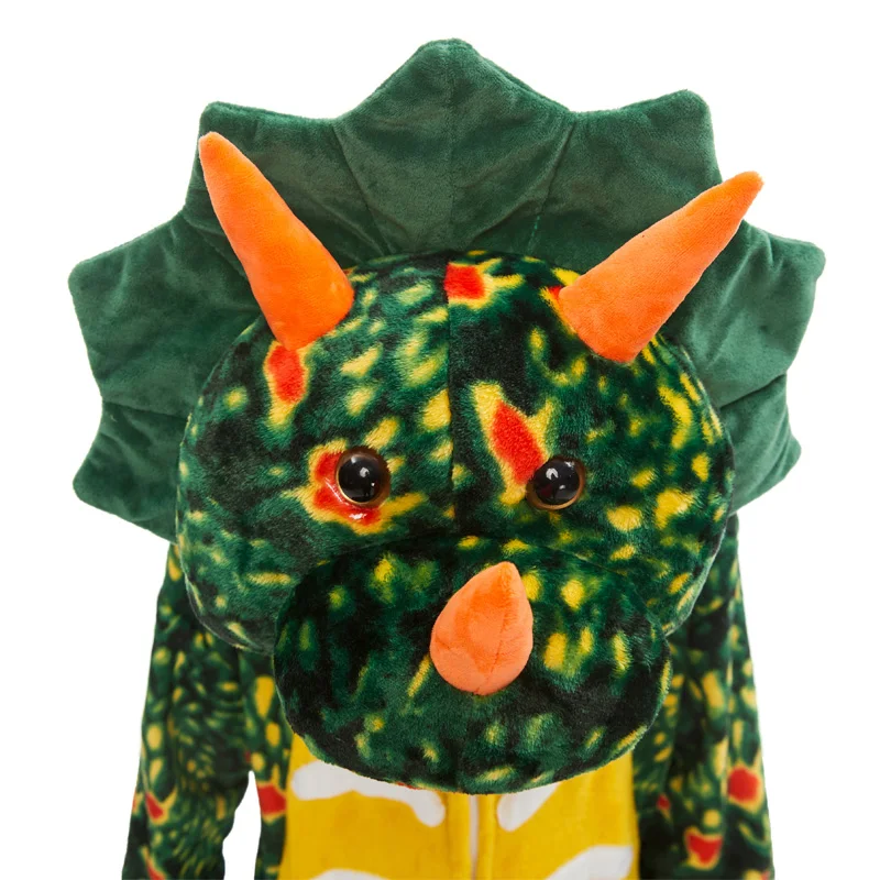 20 NEW kids kigurumi animal dinosaur unicorn pajamas set winter hooded soft Stitch Christmas sleepwear kids girls boys jumpsuit