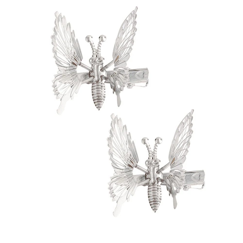 2 шт./компл. полые бабочки заколки для волос модные движущиеся девочек Милая