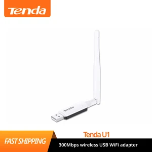 Tenda U1 300Mbps wireless USB WiFi adapter/Utral-Fast External wireless
wi-fi receiver/Portable network card/Highly compatible