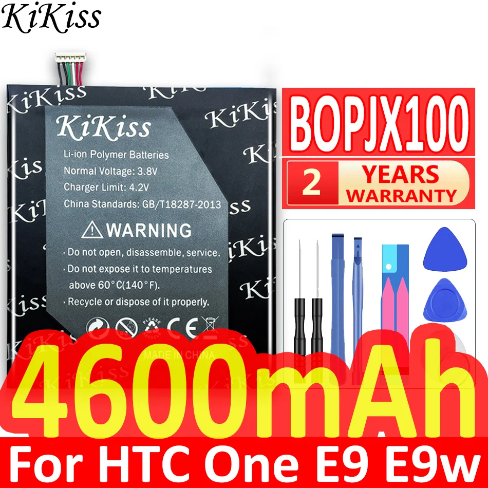 

Сменный аккумулятор большой мощности 4600 мАч В постоянного тока для HTC One E9 E9w / E9 + Plus E9PW BOPJX100 + набор инструментов для ремонта