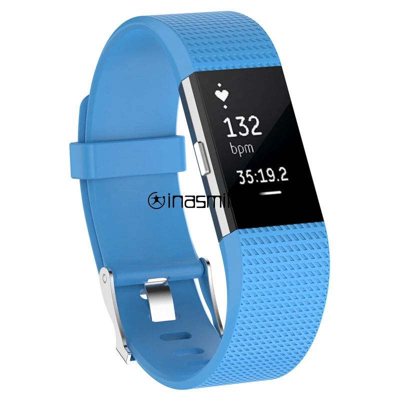 Стильный и приличный ремешок для 2 Charge 2 correa браслет ремешок для браслета FitBit Charge 2 браслет для Charge 2 - Цвет: sky blue